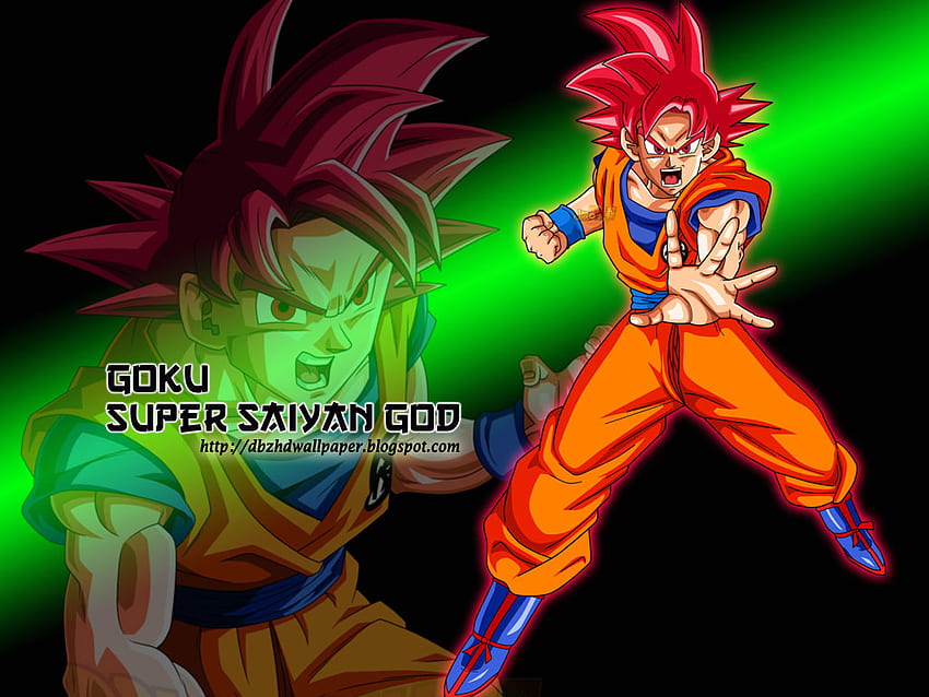 Dragon Ball Z Super Saiyan God - Goku Super Saiyan God -, Goku Green HD wallpaper