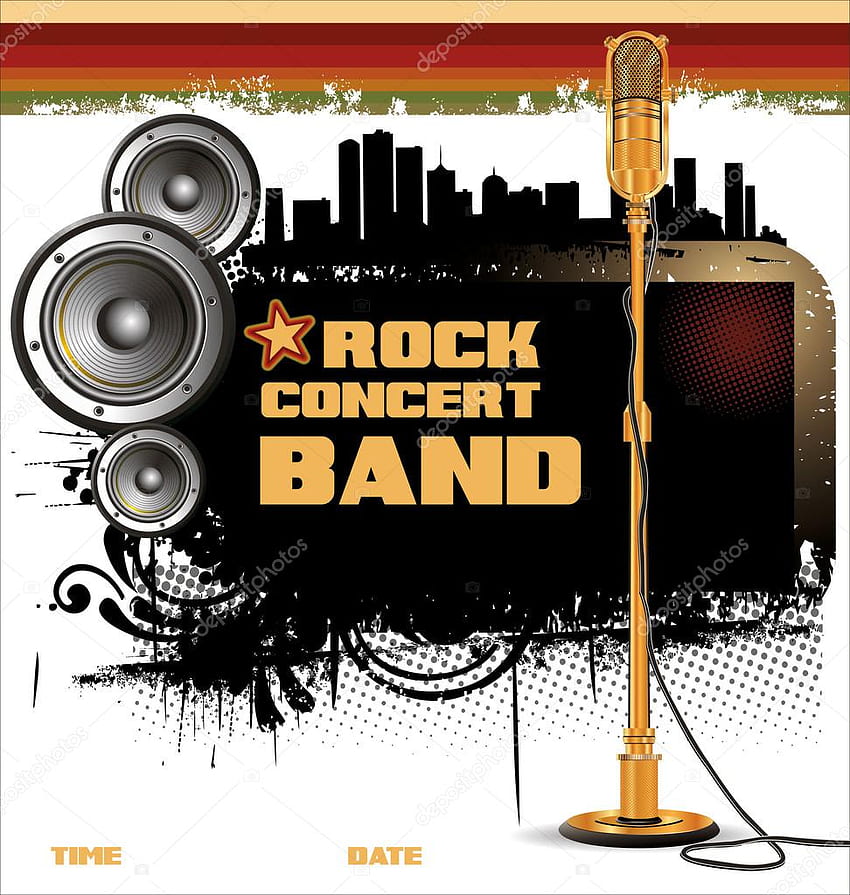 Rock Concert Poster Background, Rock Poster HD phone wallpaper