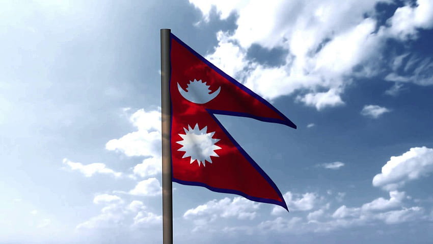 Nepal Bayrağı Canlı HD duvar kağıdı