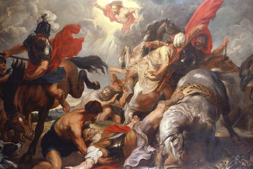 The Conversion of St Paul, Rubens «Fantasy art series HD wallpaper