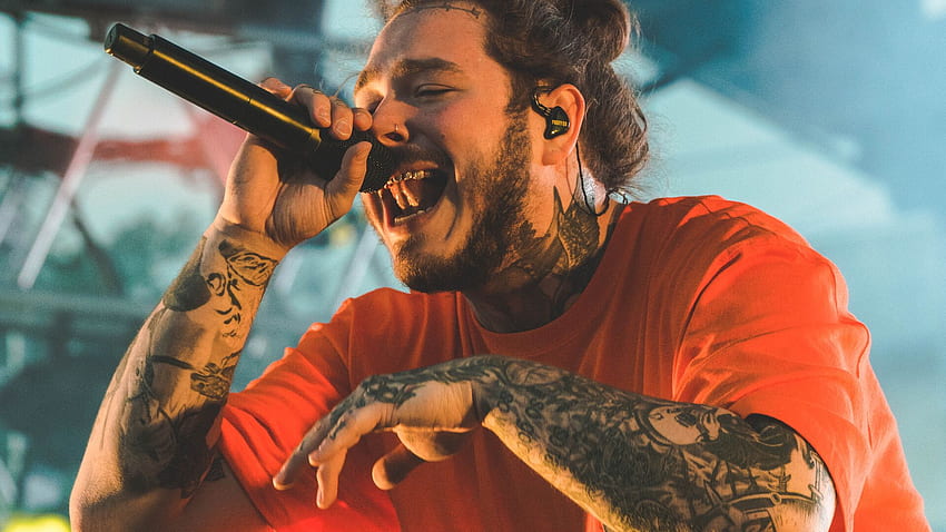 Post Malone Performing Live Laptop HD wallpaper