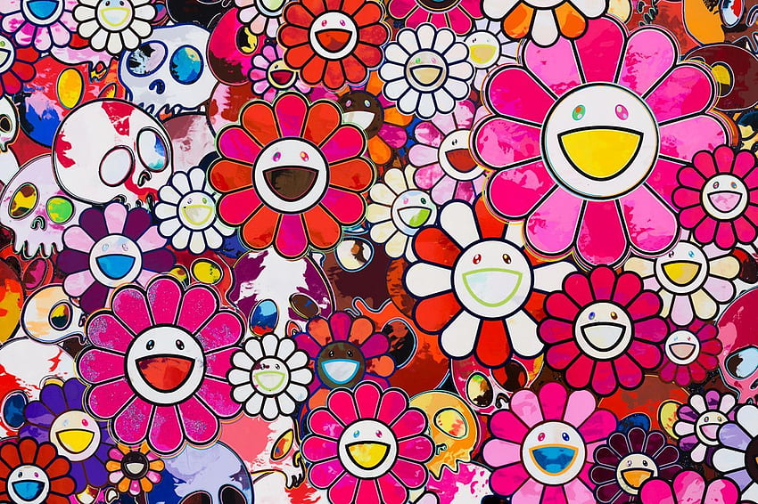 Takashi Murakami Computer, Takashi Murakami Flower Art HD wallpaper
