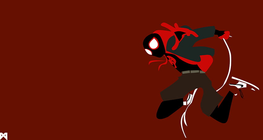 Spider Man Into The Spider Verse Characters + Scarlet Spiders (Ben Reilly & Kaine Parker). Minimalist HD wallpaper