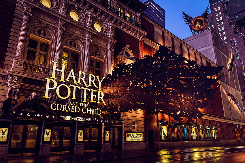 La magia comienza antes del espectáculo en el hermoso Broadway de Harry Potter, Harry Potter y el niño maldito fondo de pantalla