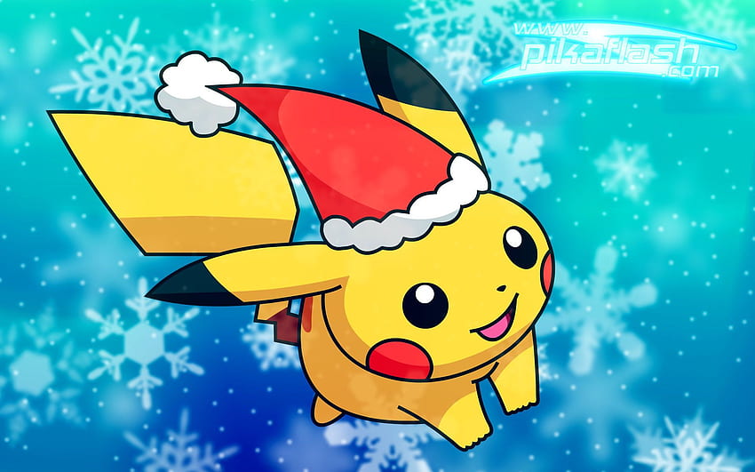 Pokemon: Pokemon. Pikachu, pokemon Natal, pokemon imut, Pikachu yang sangat imut Wallpaper HD