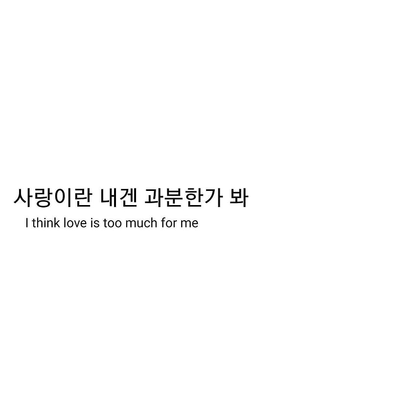 Aesthetic Korean Quotes . Korean quotes, Daily quotes positive, Quote aesthetic, Korean Saying HD phone wallpaper