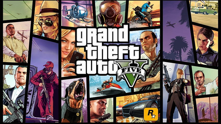 Grand Theft Auto V (stworzone przez fanów) autorstwa . Tapeta HD