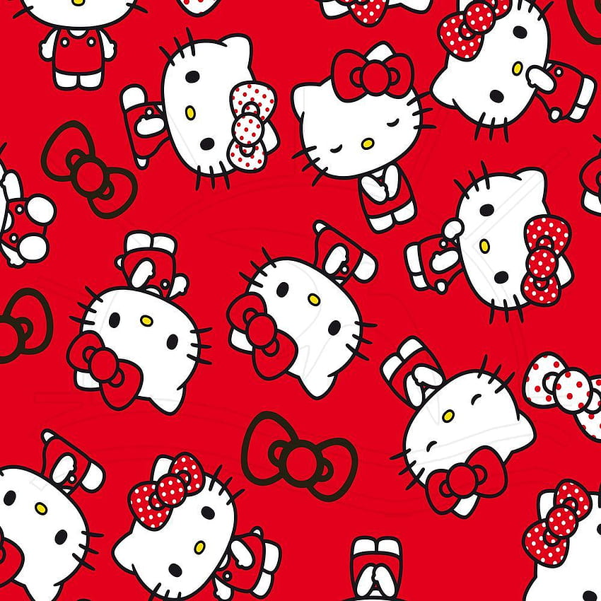 Pin en Fondos, Red Hello Kitty HD phone wallpaper