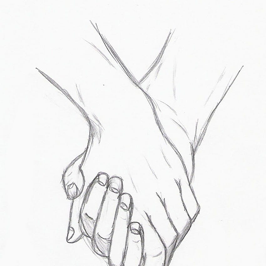 Free download Holding Hands Cute Drawing Couple Holding Hands Drawing 