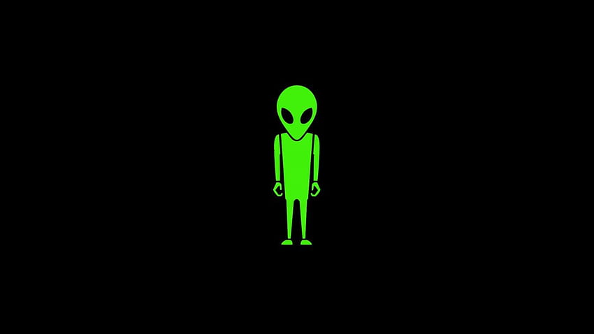 Alien Laptop, Cute Tumblr Alien HD wallpaper