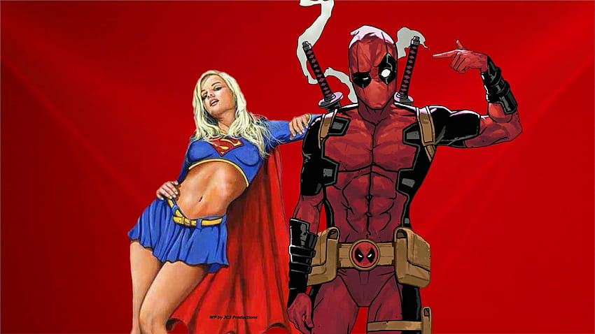 Deadpool - Supergirl Dilemma, nexus, dc comics, deadpool, fan art, clip art, cartoni animati, fanpop, anime, solo 1920x1080, fumetti meraviglia, , supergirl, , deviantart Sfondo HD