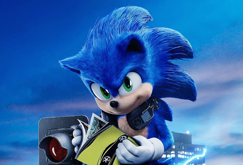 Sonic The Hedgehog, filme de 2020 papel de parede HD