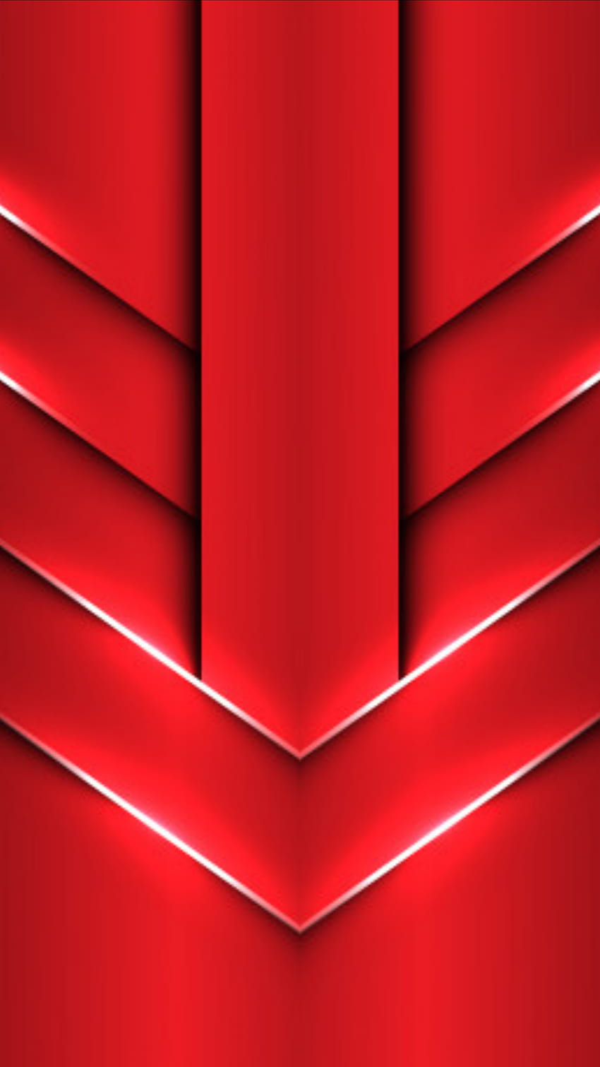 material design shapes, digital, red, 3d, modern, arrow, texture, black, pattern, abstract, triangle HD phone wallpaper