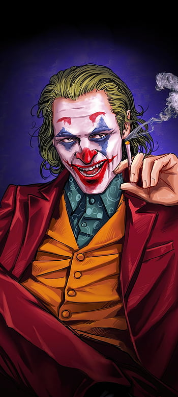 Joker smoking art HD wallpapers | Pxfuel