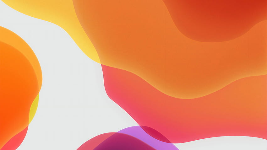 iOS 13 - Orange (Light) Retina Ultra, Color Retina HD wallpaper