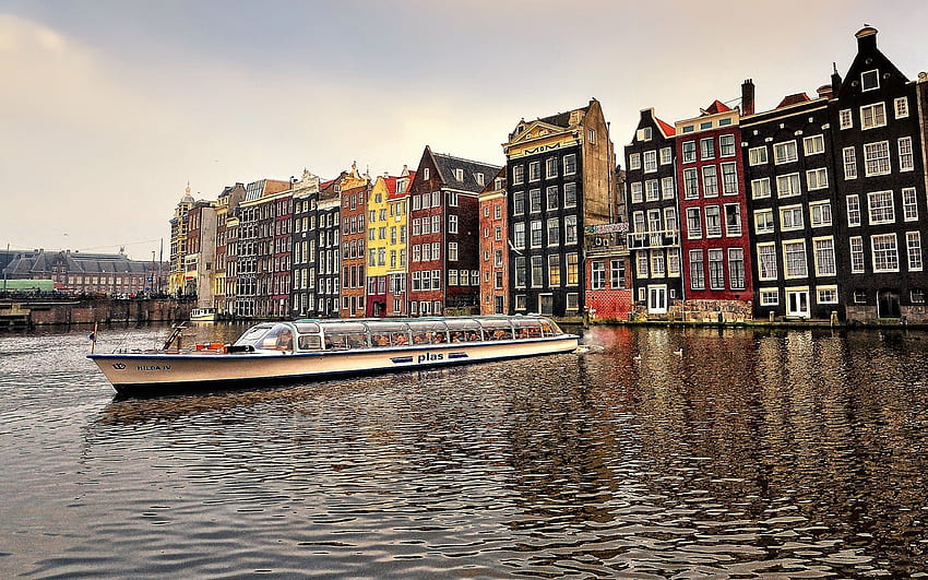 Amsterdam nederlands city europe river . . 341643. UP, Europe Cities HD wallpaper