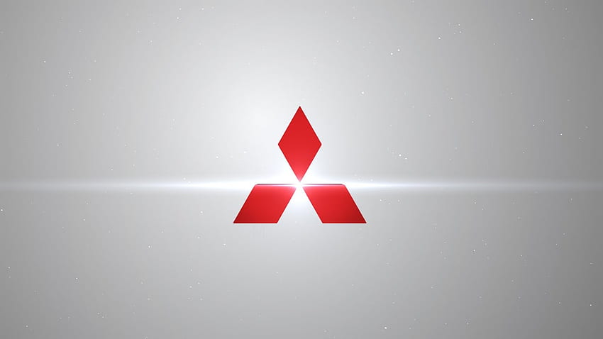 Animacja Logo 3D Mitsubishi │ Ruchoma grafika 3D 3D — Ruchoma grafika Logo 3D — & Tło Tapeta HD