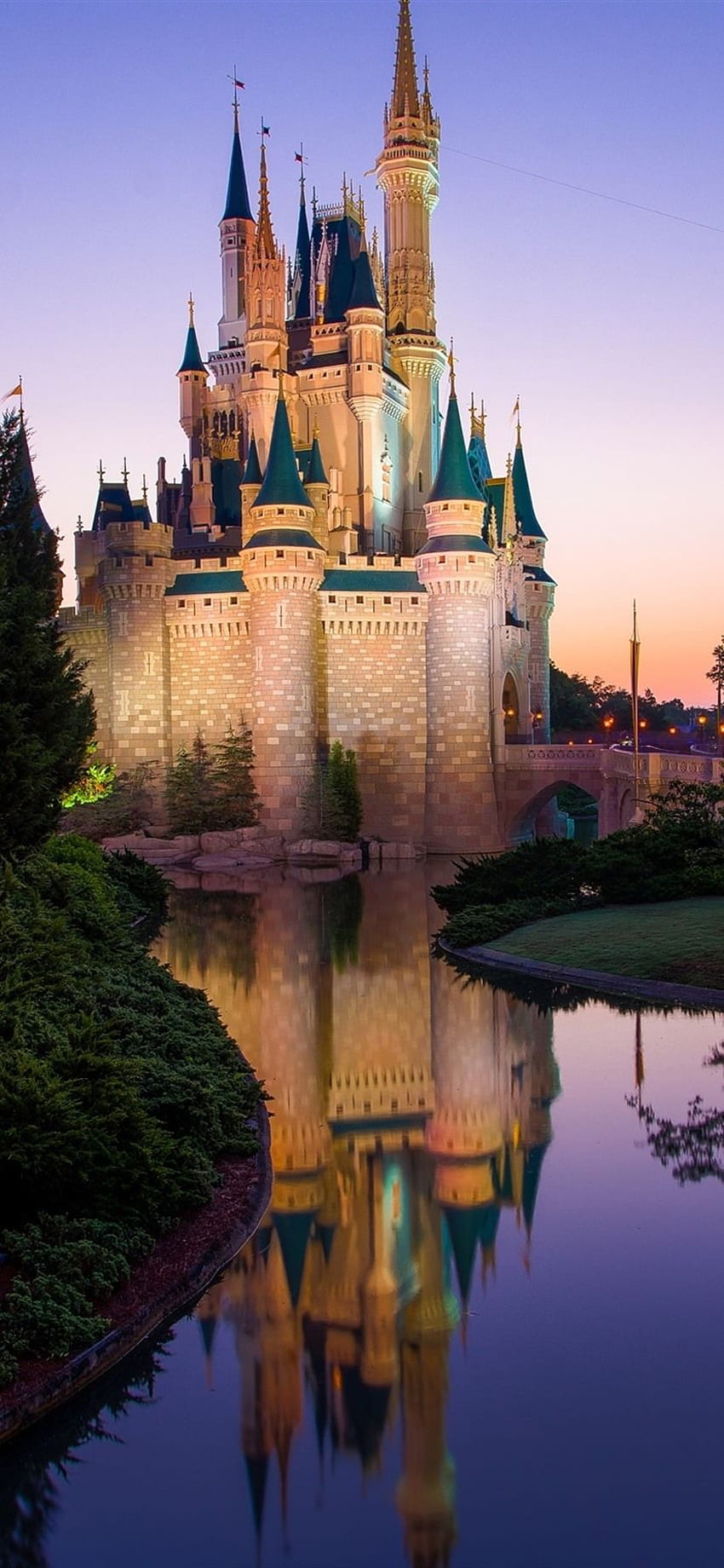 Magic Kingdom, Disney Castle, Disneyland, morning iPhone HD phone wallpaper  | Pxfuel