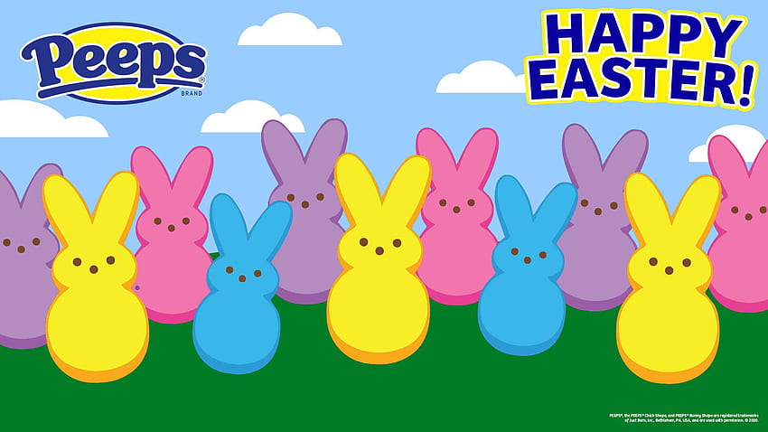 PEEPS Zoom Background Will Sweeten Up Your Virtual Easter Feast HD wallpaper