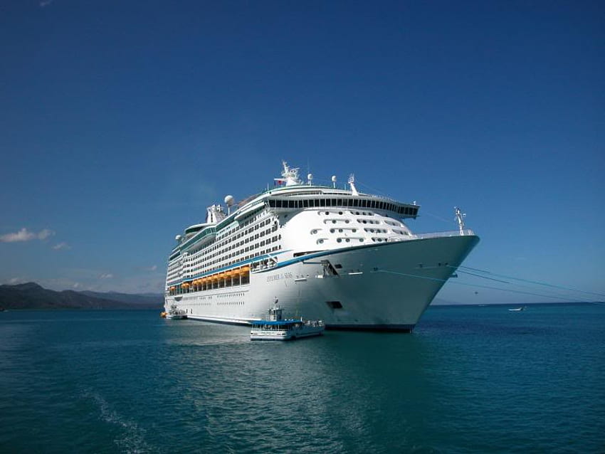 Let's Take a Cruise เรือ ท้องฟ้า มหาสมุทร ล่องเรือ วอลล์เปเปอร์ HD