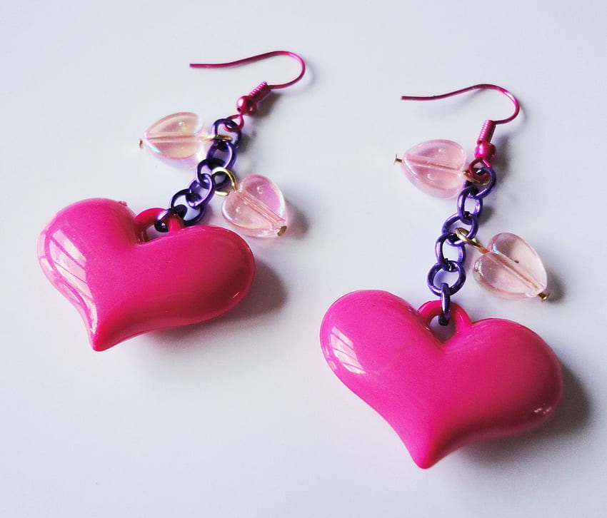 Cute polymer clay pink piggy earrings .Now you can HD wallpaper