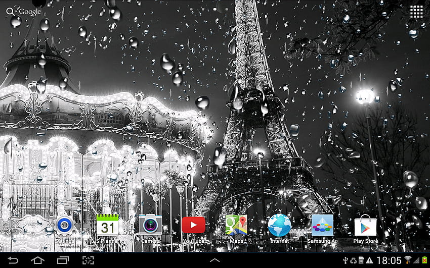 Rainy Paris Live - Google Play Store revenue & HD wallpaper