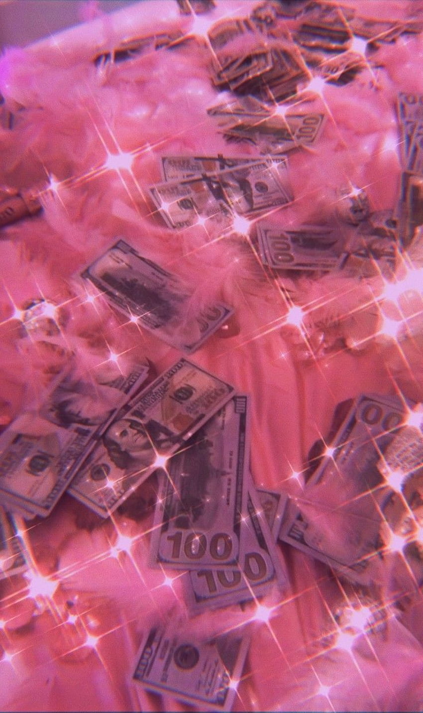 Dinero. Iphone rosa, Estética rosa tumblr, iPhone femenino, Baddie Tumblr fondo de pantalla del teléfono