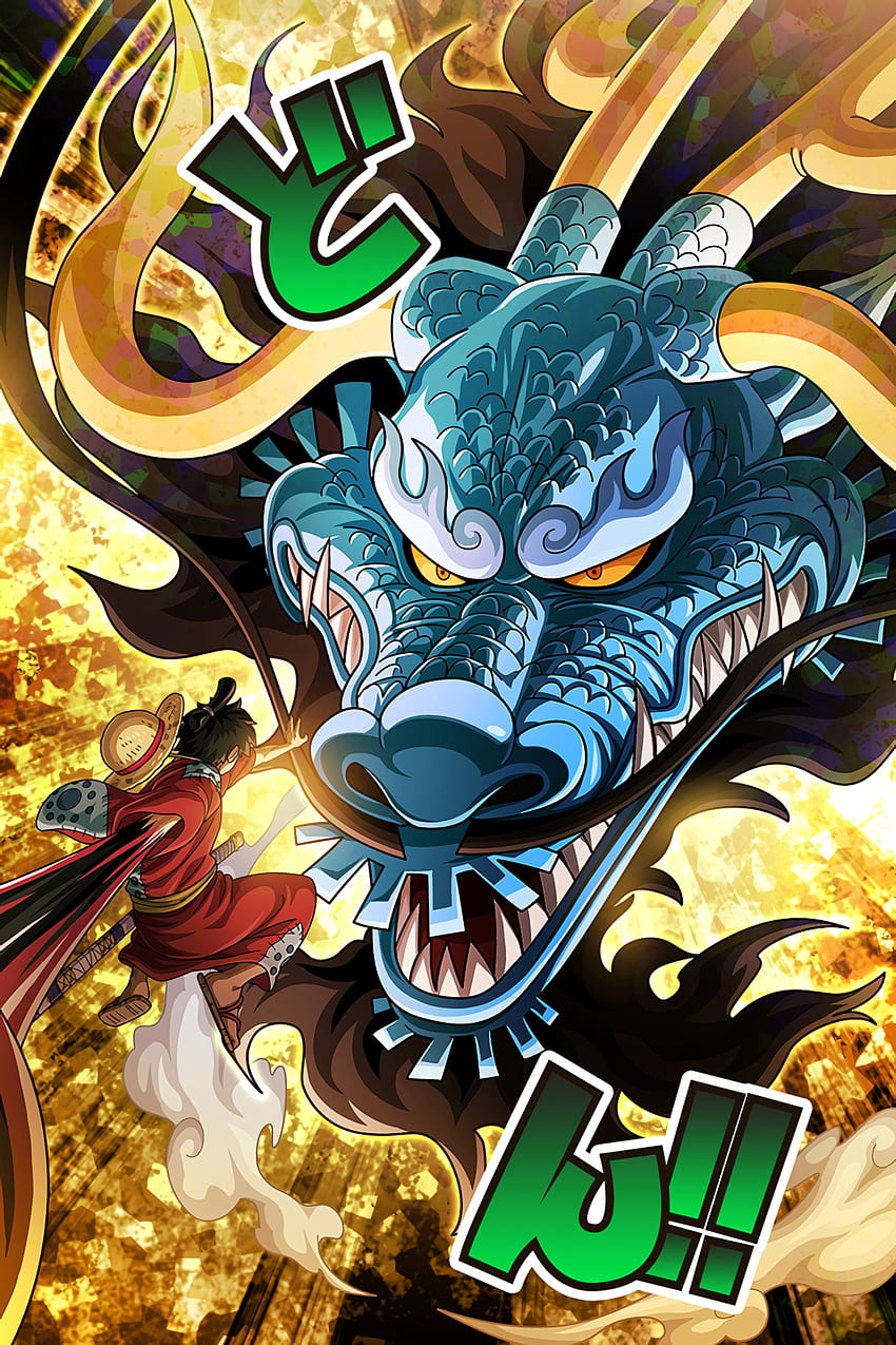 Luffy, Kaido, Wano, 아니메, 원피스, 만화 HD 전화 배경 화면