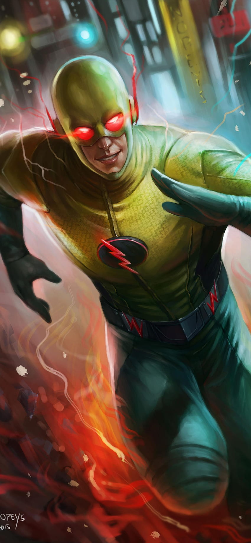 Reverse Flash Arts iPhone XS MAX , , Background, and HD phone wallpaper