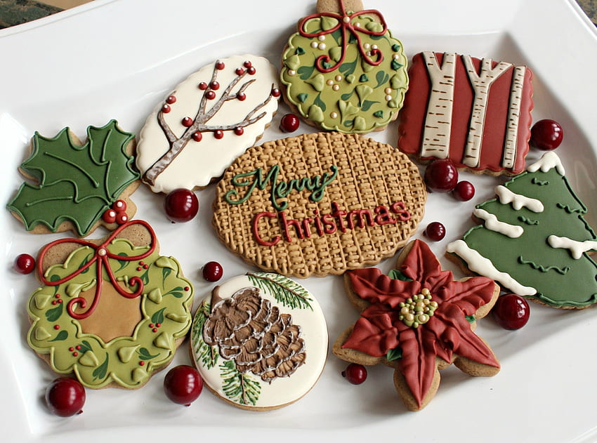 Makanan, Tahun Baru, Cookies, Holiday, Mood, Sweets, Treat Wallpaper HD