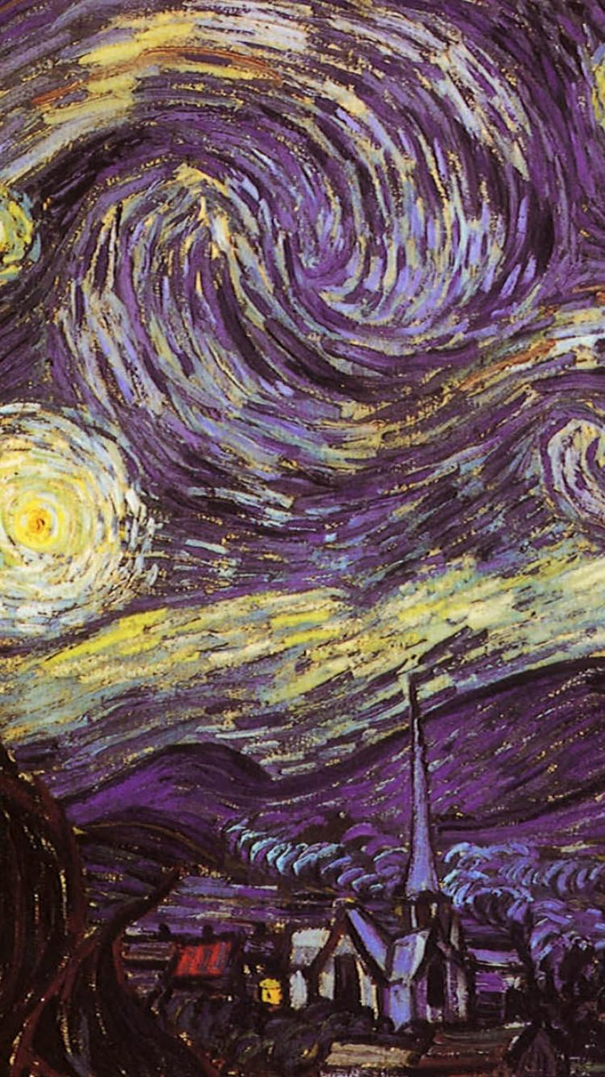 Van Gogh Starry Night., Tumbler Van Gogh iPhone HD phone wallpaper