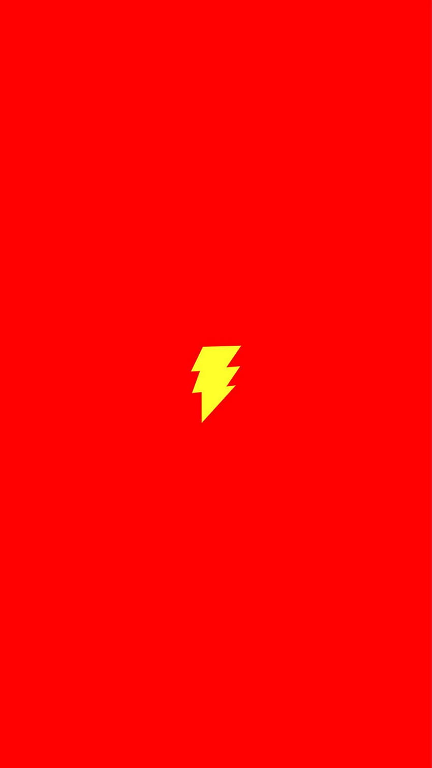 Flash-Comic-Held Minimal Red Art Logo IPhone 6. IPhone, iPad One-Stop. Minimalistisches Iphone, Kunst, rote Kunst, Flash 6 Plus HD-Handy-Hintergrundbild
