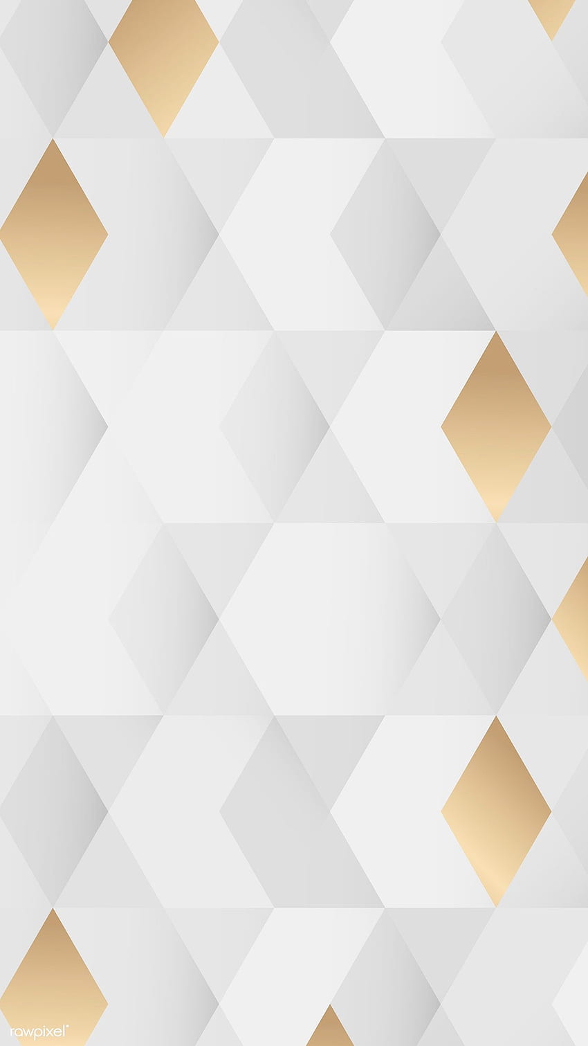 金箔、幾何学的な質感の金、ハーフトーンpについてのToonによる白と金の幾何学模様の背景の携帯電話のベクトルのプレミアムベクター。 幾何学模様の背景, 背景パターン, 幾何学模様 HD電話の壁紙