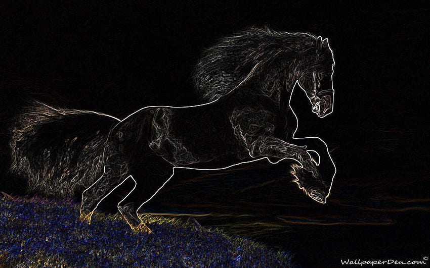 . Abstract Horse Portrait, beautiful HD wallpaper