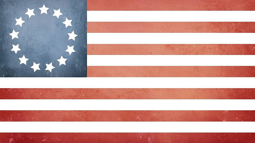 13 スター米国旗用。 旅行とレジャー、愛国心が強いアメリカの国旗 高画質の壁紙
