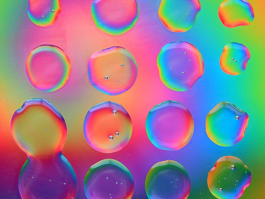 Com Wygenerowane komputerowo 3D Różne Tie Dye Rainbow Tapeta HD
