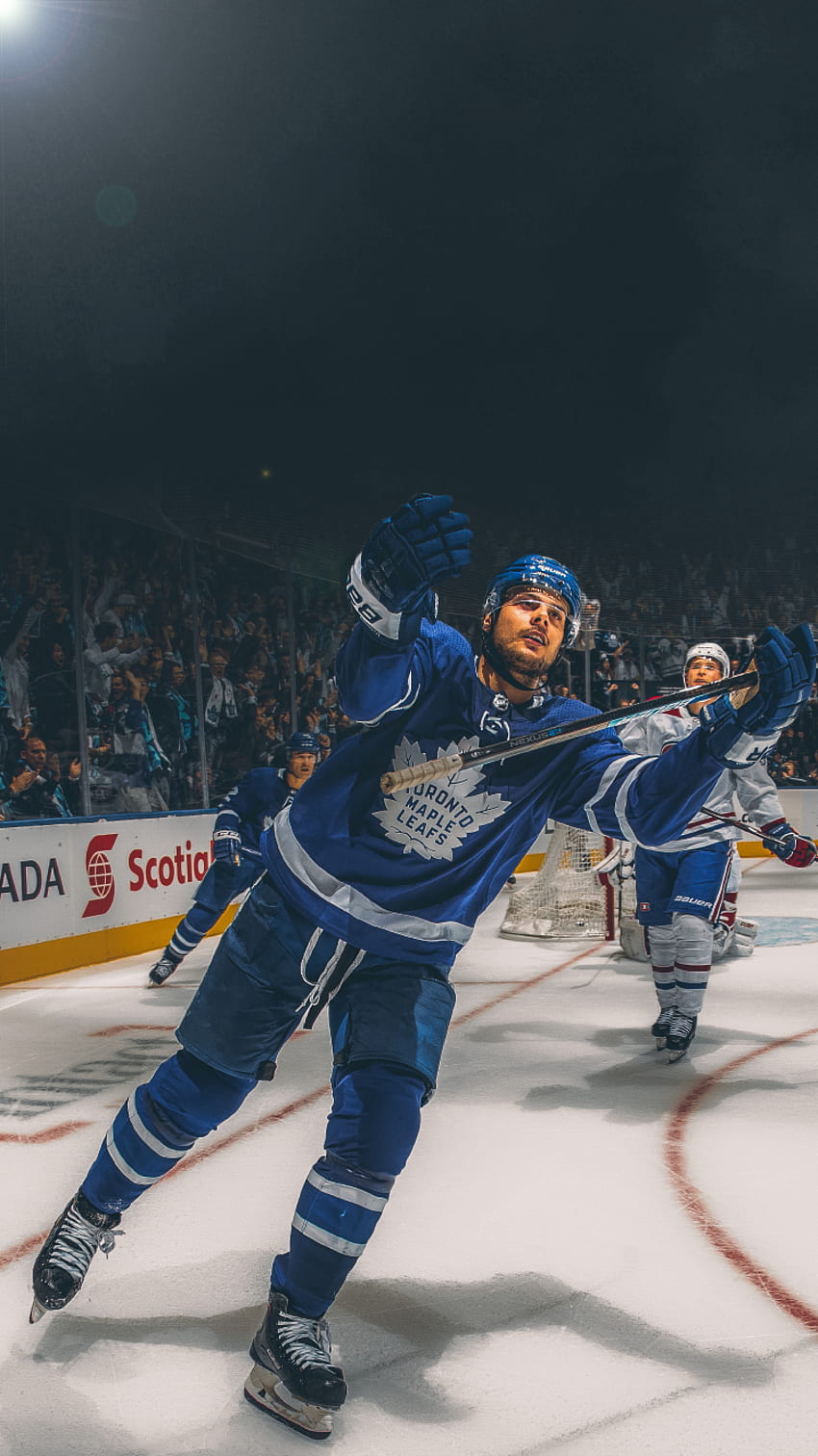 Austin Matthews weiter, Toronto Maple Leafs HD-Handy-Hintergrundbild