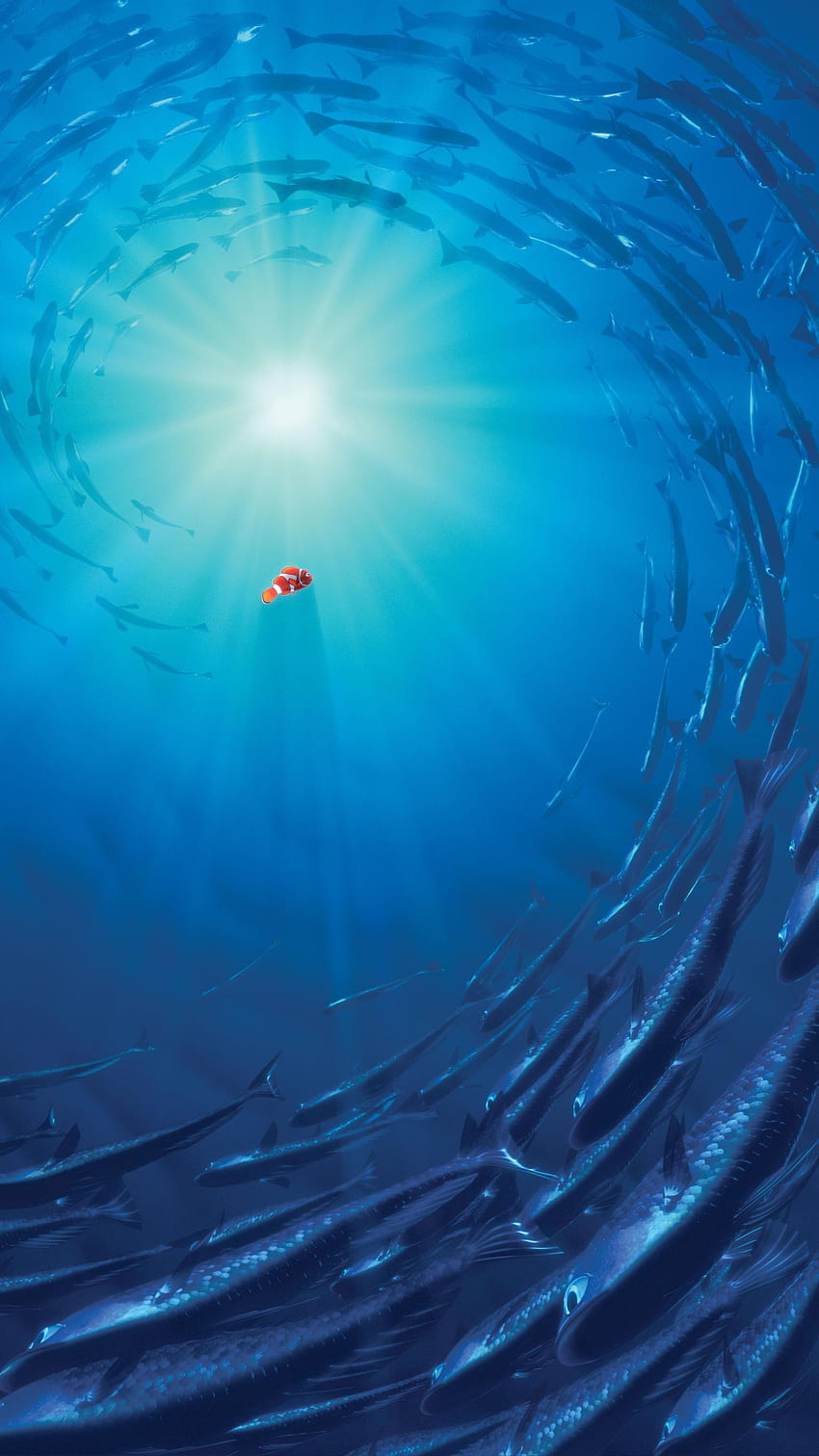 Buscando a Nemo (2022) película fondo de pantalla del teléfono