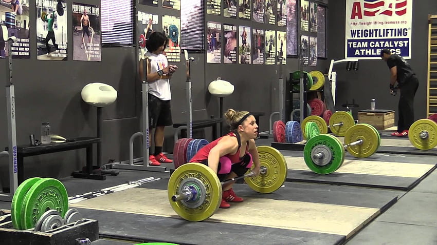 Olympic Weightlifting 2-25-15 - Snatch, Back Squat, Clean, Power Snatch, Snatch Pull on Riser HD wallpaper
