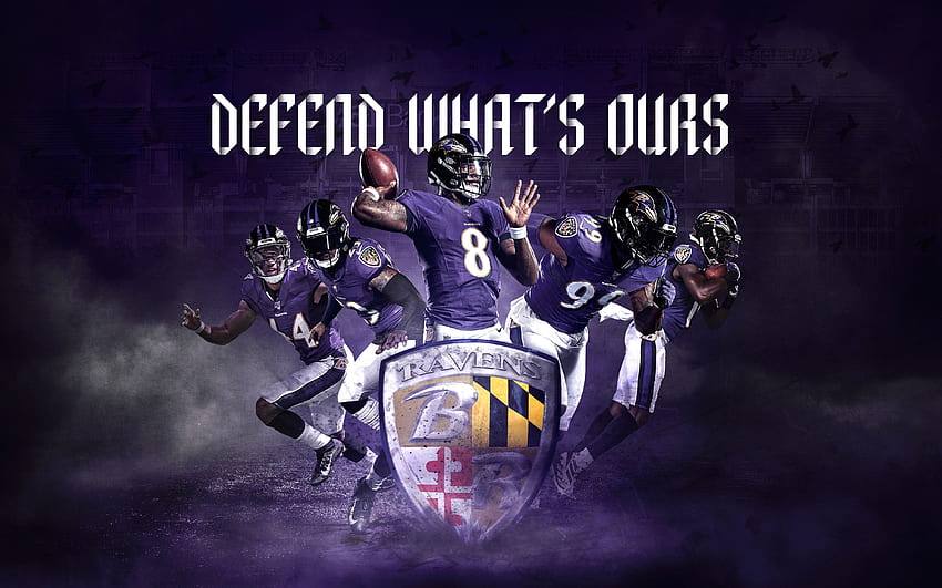 Ravens Baltimore Ravens Baltimoreravens - Ravens Defend What's Ours - & Background, Cool Raven HD wallpaper