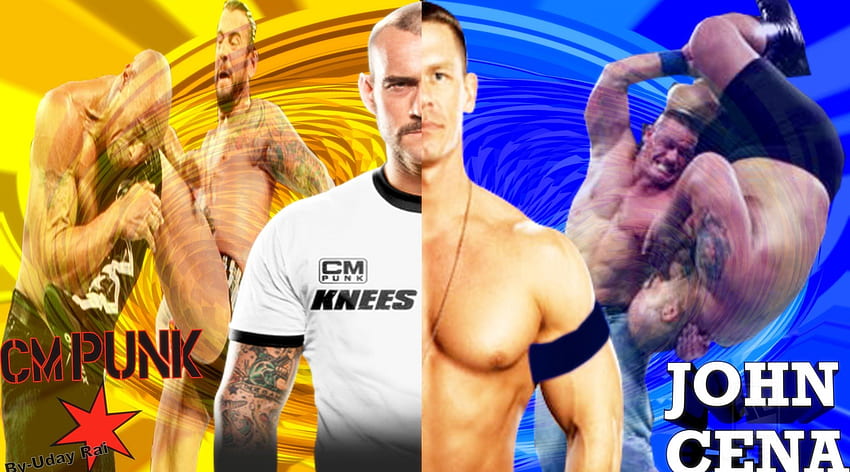 Cena Vs Punk, CM Punk, WWE, John Cena, 2013 HD wallpaper