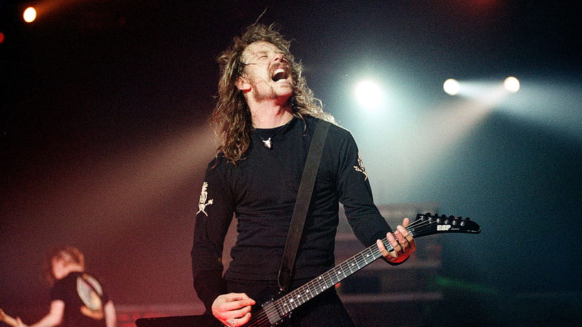 Metallica'nın Siyah Albümü - Metallica James Hetfield 90'lar - & Arka Plan HD duvar kağıdı