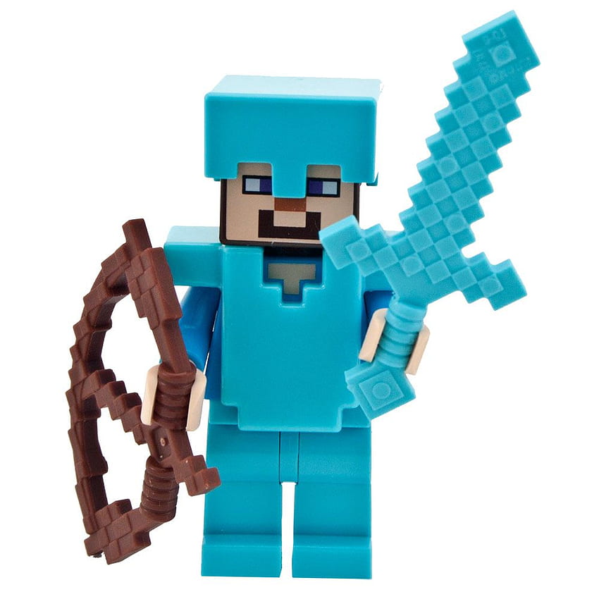 Lego man and Minecraft Steve by P1xelPerfect on DeviantArt