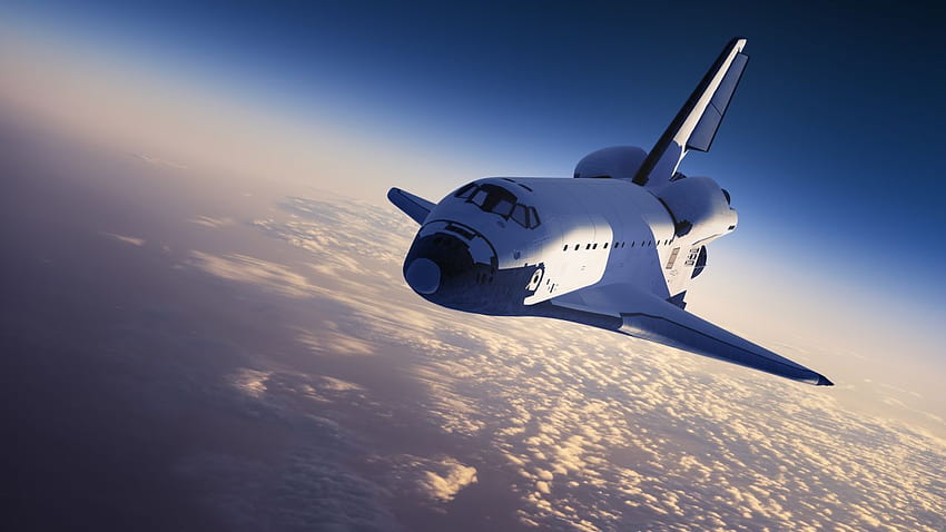 Space Shuttle, Raumfahrzeug, Erdumlaufbahn HD-Hintergrundbild