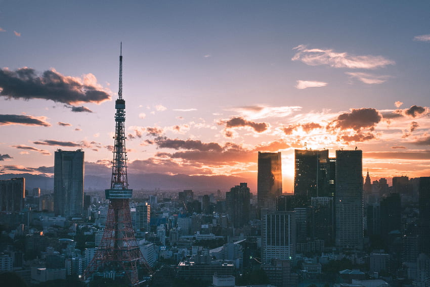 Tokio para tu o móvil y fácil, Tokyo Sunrise fondo de pantalla