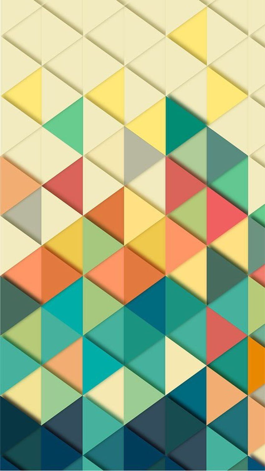 Colorful geometric triangle - Idea , iPhone , Color Schemes HD phone wallpaper