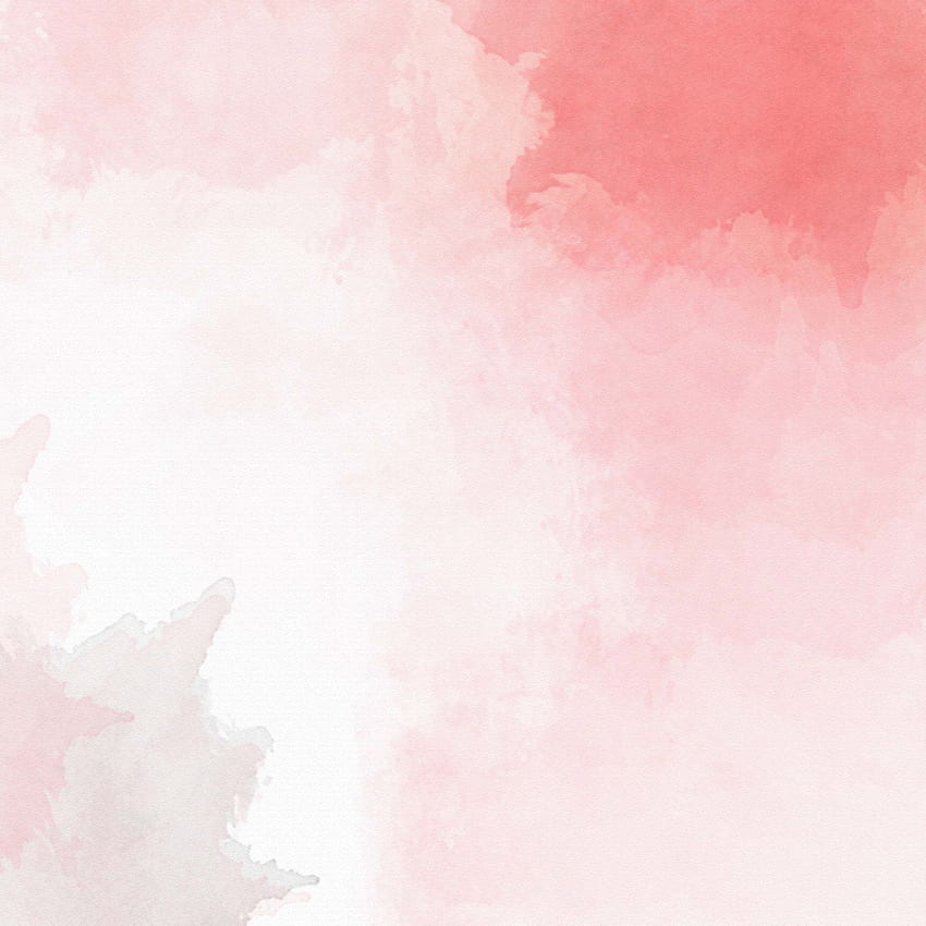 Pink Watercolor lembar memo yang dilukis dengan tangan persik karang merah muda. Latar belakang cat air, cat air merah, cat air merah muda wallpaper ponsel HD