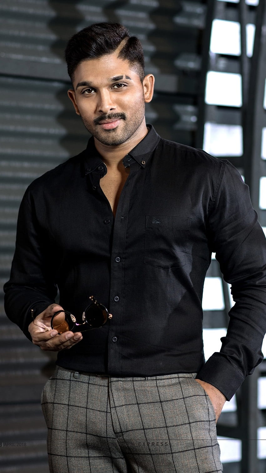 Allu Arjun Nouveau, Noir, Chemise Fond d'écran de téléphone HD