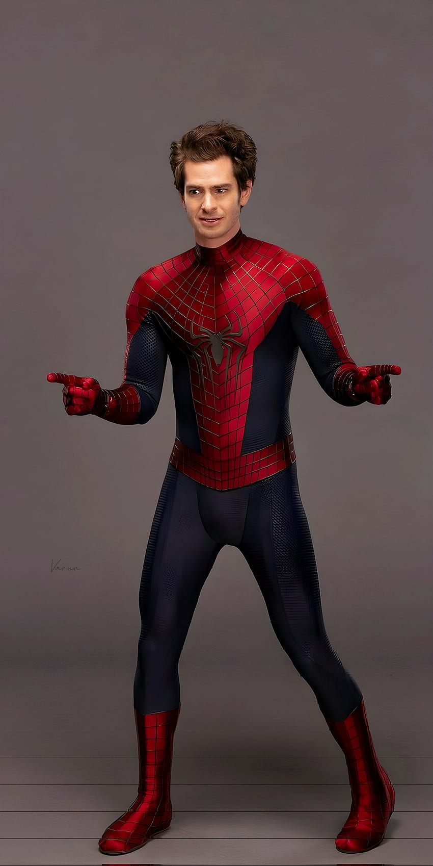 Andrew Garfield, głowa, odzież lateksowa, Andrew_Garfield, Spiderman Tapeta na telefon HD