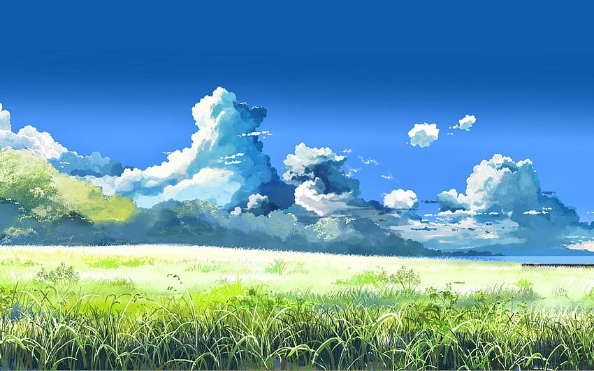 Makoto Shinkai, Pemandangan Makoto Shinkai Wallpaper HD